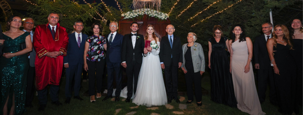 CHP Genel Başkanı Kemal Kılıçdaroğlu, Seda ve Taylan Çiftinin Nikah Tö..